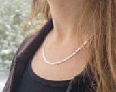 Product image thumbnail 5 for 3mm Bismark Chain Necklace | .925 Sterling Silver (16", 18", 20", + 22" lengths)