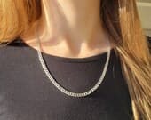 Product image thumbnail 3 for 4.4mm Curb Chain Necklace | .925 Sterling Silver ( 18", 20", 22", + 24" lengths)