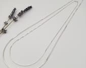 Product image thumbnail 3 for Box Chain Necklace | .925 Sterling Silver (16", 18", 20", 22", 24", 30", 36" lengths)