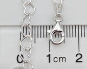 Product image thumbnail 7 for Heart Chain Necklace | .925 Sterling Silver (18" length)