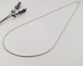 Product image thumbnail 4 for 1.2mm Foxtail Chain Necklace | .925 Sterling Silver (16", 18", 20", 22", 24" lengths)