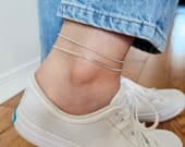 Product image thumbnail 9 for 1.8mm Rope Anklet | .925 Sterling Silver (9.25" + 1" extension (adjustable) length)