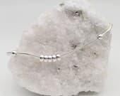 Product image thumbnail 6 for Beaded Ball Anklet | .925 Sterling Silver (9" + 1" extension (adjustable) length)