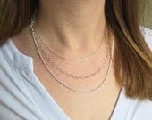 Product image thumbnail 8 for Heart Chain Necklace | .925 Sterling Silver (18" length)