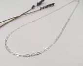 Product image thumbnail 4 for Figaro-Rolo Chain Necklace | .925 Sterling Silver (16", 20", 22" lengths) Dainty Chain
