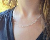 Product image thumbnail 2 for Heart Chain Necklace | .925 Sterling Silver (18" length)