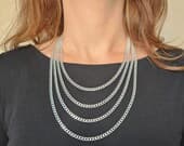 Product image thumbnail 8 for 4.4mm Curb Chain Necklace | .925 Sterling Silver ( 18", 20", 22", + 24" lengths)