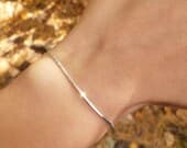 Product image thumbnail 6 for Square Snake Chain Bracelet | .925 Sterling Silver (6", 6.5", 7", 7.5", 8", + 8.5" lengths)