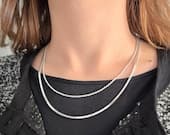 Product image thumbnail 8 for 1.8mm .925 Sterling Silver Rope Chain Necklace: Italian Made  | (16", 18", 20", 22", 24", 30" + 36" lengths)