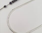 Product image thumbnail 4 for 4.4mm Curb Chain Necklace | .925 Sterling Silver ( 18", 20", 22", + 24" lengths)