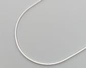 Product image thumbnail 3 for 2mm Square Snake Chain Necklace | .925 Sterling Silver (18", 20" lengths)