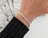 Product image thumbnail 9 for Foxtail Bracelet | .925 Sterling Silver (6", 6.5", 7", 7.5" + 8" lengths)