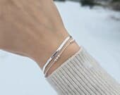 Product image thumbnail 4 for 3mm Herringbone Chain Bracelet | .925 Sterling Silver (7", 7.5" + 8" lengths)