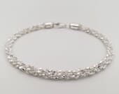 Product image thumbnail 2 for Margherita Chain Bracelet | .925 Sterling Silver (6.5", 7", 7.5", 8" + 8.5" lengths)