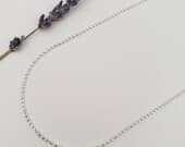 Product image thumbnail 2 for Sparkly Twisted Box Chain Necklace: .925 Sterling Silver, Italian Made