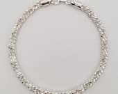 Product image thumbnail 3 for Margherita Chain Bracelet | .925 Sterling Silver (6.5", 7", 7.5", 8" + 8.5" lengths)