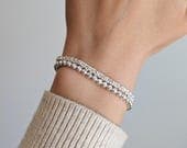 Product image thumbnail 9 for Margherita Chain Bracelet | .925 Sterling Silver (6.5", 7", 7.5", 8" + 8.5" lengths)