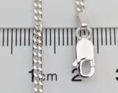 Product image thumbnail 7 for 2.2mm Curb Chain Bracelet | .925 Sterling Silver (6.5" + 7" lengths)