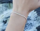 Product image thumbnail 1 for Rope Bracelet | .925 Sterling Silver (2.6 mm) 6.5", 7", 7.5", 7.75" and 8" lengths