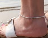 Product image thumbnail 9 for 2.6mm Rope Anklet | .925 Sterling Silver (9.5" + 1" extension (adjustable) length)