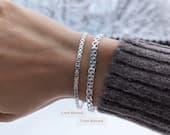 Product image thumbnail 7 for 3mm Bismark Chain Bracelet | .925 Sterling Silver (6.5", 7", 7.5" +  8" lengths)