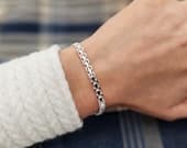 Product image thumbnail 5 for 5mm Bismark Chain Bracelet | .925 Sterling Silver (6.5", 7", 7.5" +  8" lengths)