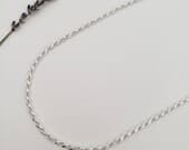 Product image thumbnail 3 for 2.6mm Rope Chain Necklace | .925 Sterling Silver (16", 18", 20" + 22" lengths)