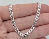 Product image thumbnail 6 for 4.4mm Curb Anklet | .925 Sterling Silver (9.5"+ 1" extension (adjustable) length)
