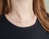 Product image thumbnail 2 for Figaro-Rolo Chain Necklace | .925 Sterling Silver (16", 20", 22" lengths) Dainty Chain
