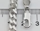 Product image thumbnail 7 for 5.6mm Curb Chain Bracelet | .925 Sterling Silver (6.5", 7", 7.5", 8" + 8.5" lengths)