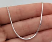 Product image thumbnail 5 for Square Snake Chain Anklet |  .925 Sterling Silver 9.5"+ 1" extension (adjustable) length