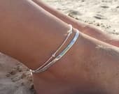 Product image thumbnail 9 for Snake Ball Anklet | .925 Sterling Silver (9" + 1" extension (adjustable) length)