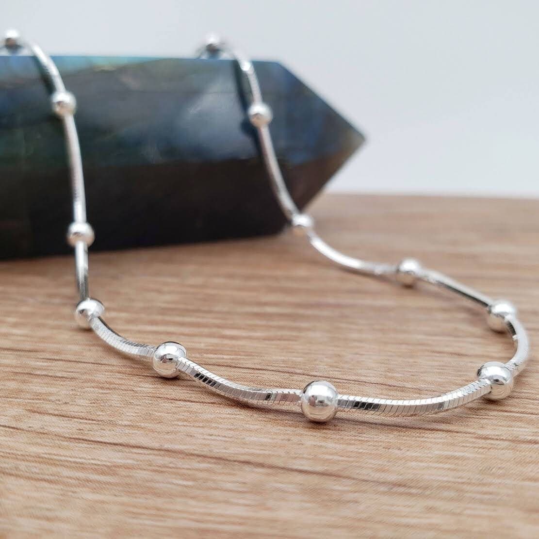 Main listing image for Snake Ball Chain Necklace (Fine) | .925 Sterling Silver (18", 20" lengths)  Diamond Cut